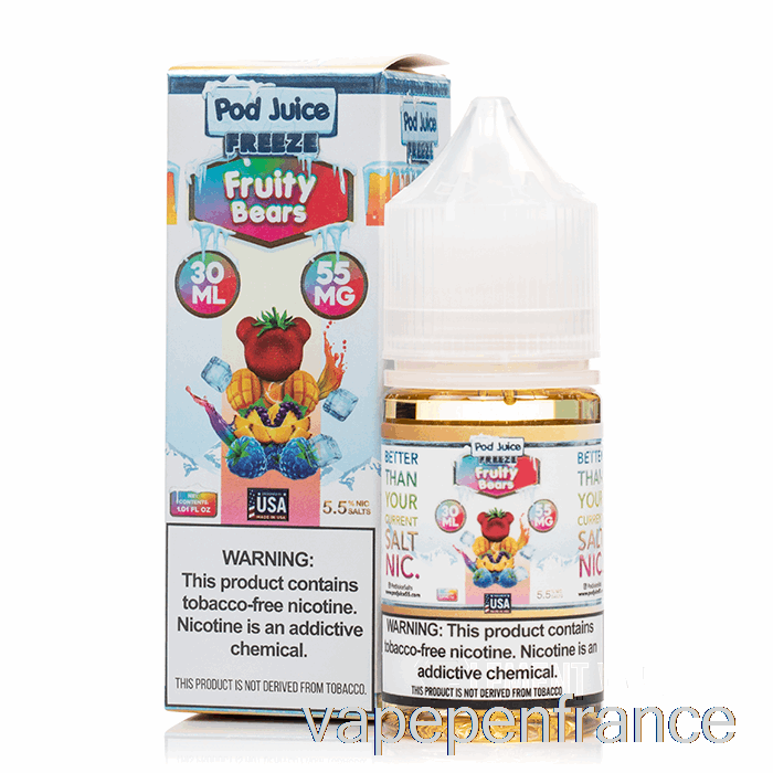 Congeler Des Ours Fruités - Jus De Dosettes - 30 Ml 10 Mg Stylo Vape